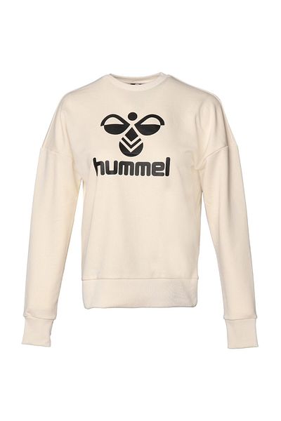 HUMMEL Sports Sweatshirt - Ecru - Regular fit
