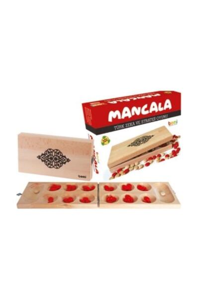 Bemi Ahşap Oyuncak Wooden Mangala with Lid