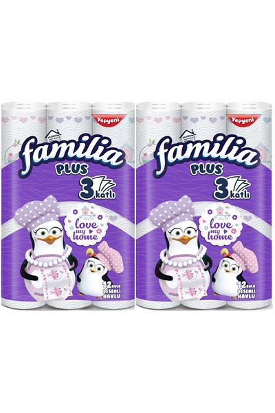 Familia Paper Towel Plus Patterned 12 Pack of 2