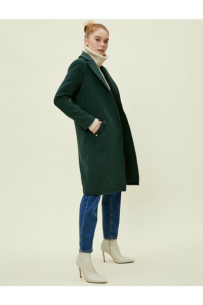 Koton Mantel - Grün - Puffer
