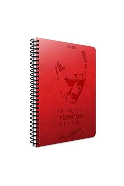 Gıpta Ataturk Red A4 120 Sheets Checkered 1549