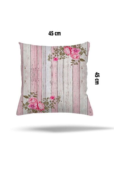 on the clouds Vintage Floral Pattern Μαξιλαροθήκη με κρυφό φερμουάρ - Μαξιλαροθήκη καναπέ με ριχτάρι