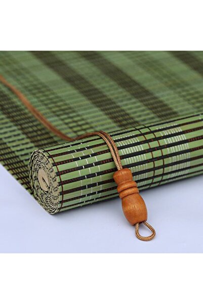Bahçem Bambu Stor Perde-yeşil 90cm X1,80mt