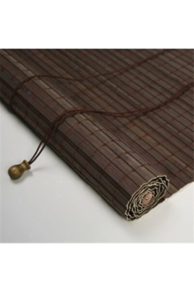Bahçem Bambu Stor Perde 150x180 Cm Koyu Kahverengi