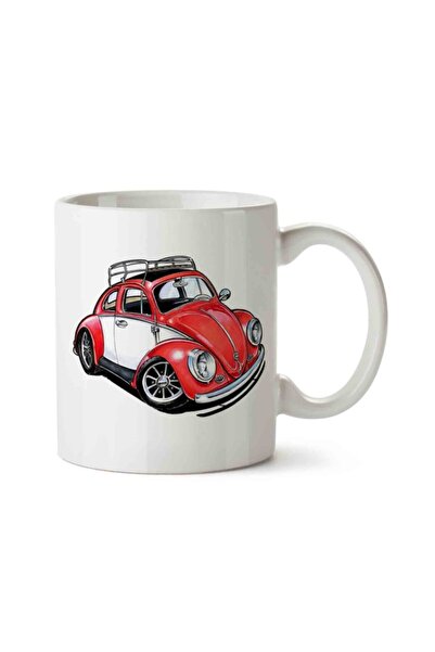 ART HEDİYE كوب فولكس فاجن مطبوع على الجانبين