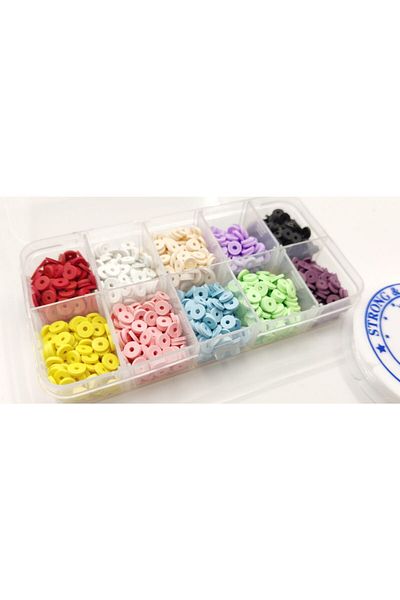 yiğit aksesuar Fimo Jewelry Making Set 10 Colors