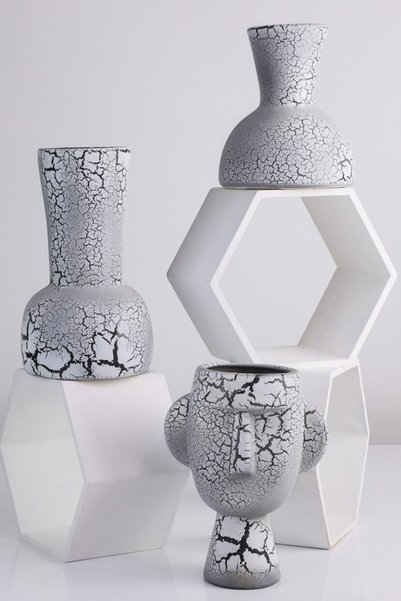 Beige & Stone Mr. Nordic Face Vase Obiect decorativ