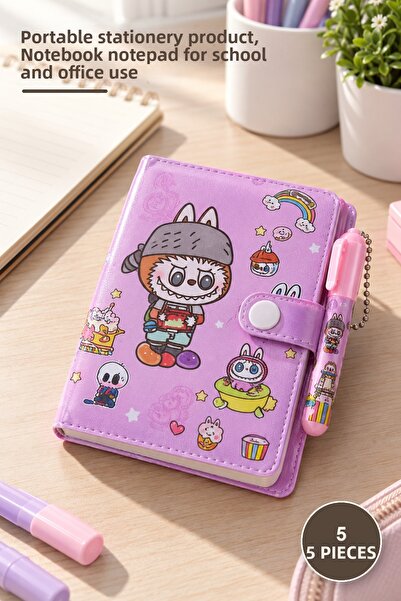 Yenilig 5 Notebooks with Pens – Portable Stationery Product, Notebook Notepad...