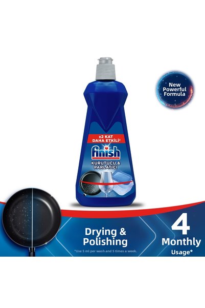 Finish Ultimate Plus Dishwasher Detergent Capsule Tablets 60 Pieces + Cleaning and Care Set