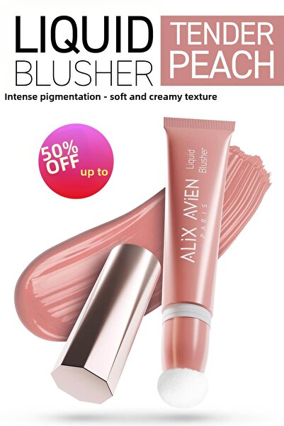 Alix Avien Intensely Pigmented Matte Finish Creamy Liquid Blush with Vitamin ...