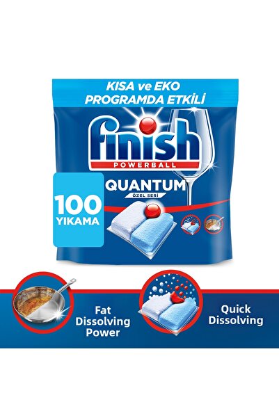 Finish Quantum Special Series Dishwasher Detergent Capsule Tablet 100 Pieces