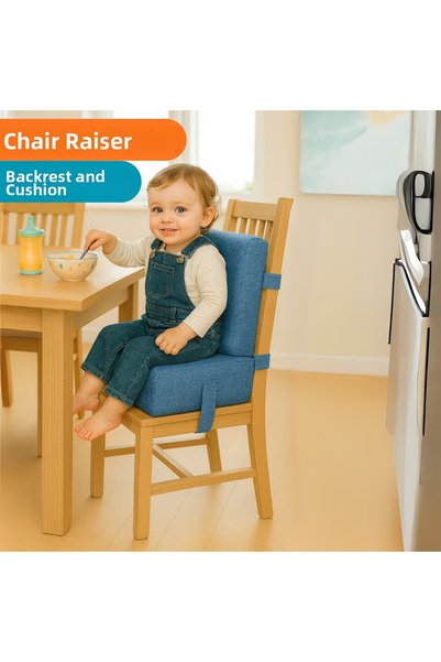 yatella Chair Booster Cushion for Babies and Children High Chair Cushion Blue