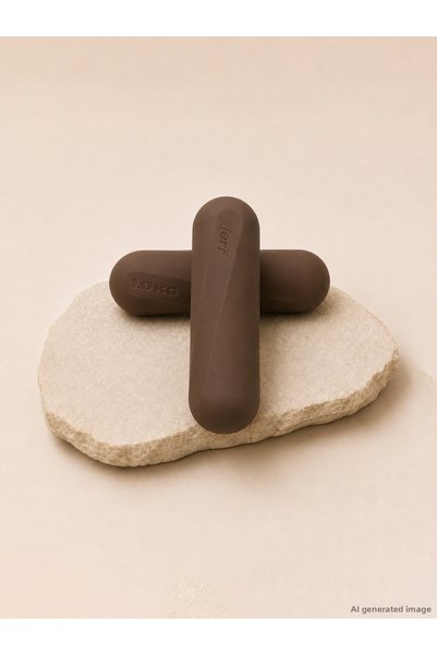 Jerf Silicone Dumbbell 1 kg Brown