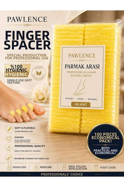PAWLENCE Pedicure Slippers - Pedicure Slippers - Pedicure Toe Cover - Body Peeling Set of 4