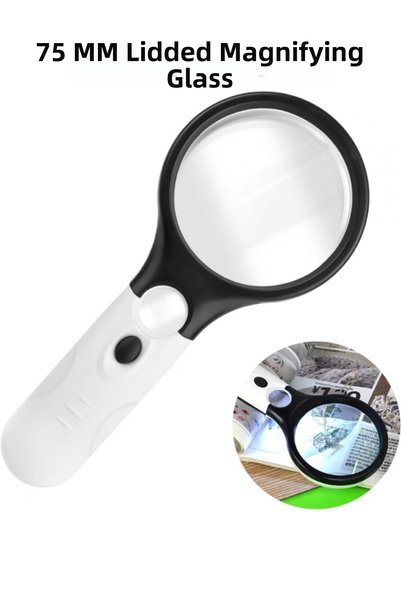 inox 75 mm Illuminated Magnifying Glass