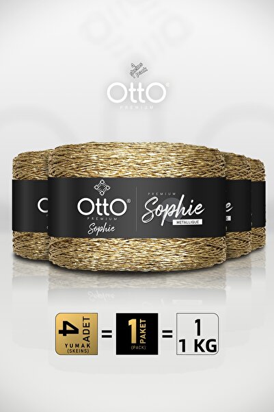 OTTO LINE Premium SOPHIE Μεταλλικό • Ανοιχτό Χρυσό • Συσκευασία 4 τεμαχίων x ...