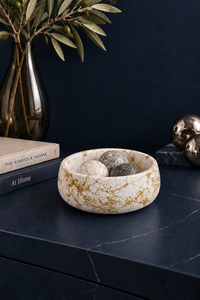 betonmall Διακοσμητικό μπετονέ μπολ 14x7 cm Χειροποίητη οβάλ κρεμάστρα πετσετ...