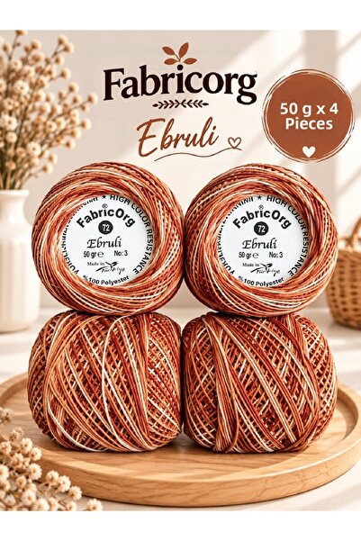 fabricorg Cotton Like Ebruli Punch - Bracelet - Bandana - Runner Knitting and...