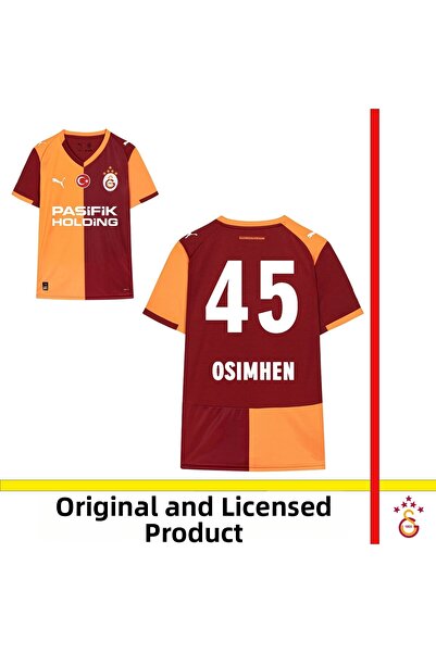 Galatasaray Licensed 2025/2026 Season Part-Season Home Osimhen Printed Jersey