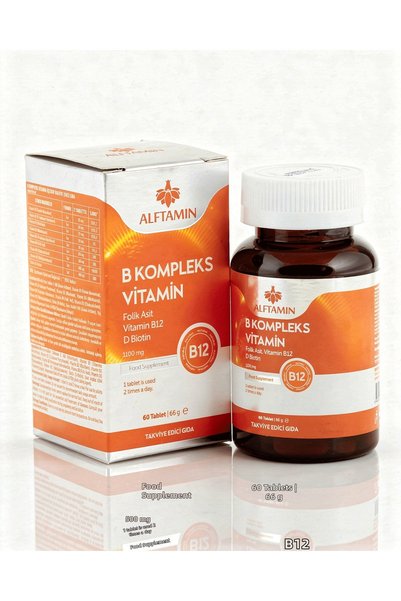 ALFTAMİN B Vitamin Complex 1100 Mg 60 Tablets
