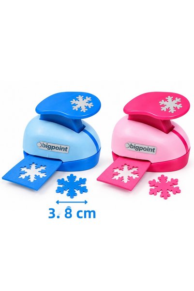 Bigpoint Shaped Hole Puncher 3.8 cm Snowflake