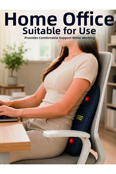 ArkhenX Waist Support Cushion with Heating and Massage Features for Daily Use