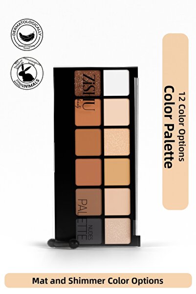 ZİSHU Eyeshadow Palette 12-Piece Matte and Shimmer