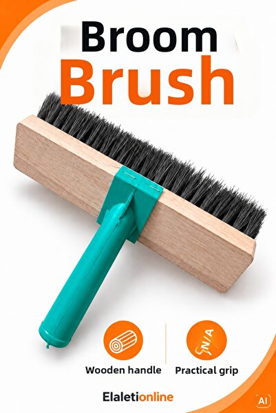 elaletionline Badana Brush Wooden Body Plastic Handle