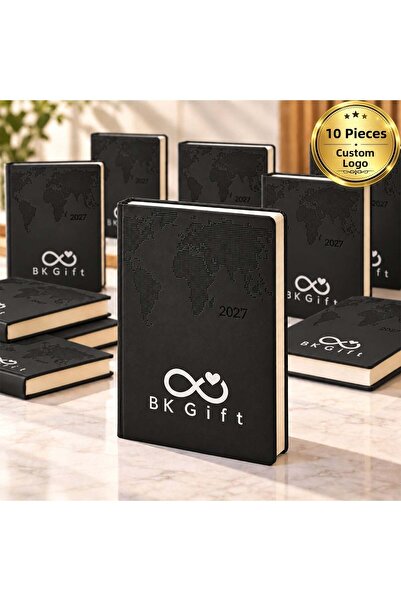 Bk Gift 10 Special 378 Thermo Leather Agendas 2027 with Your Logo - Daily Cor...