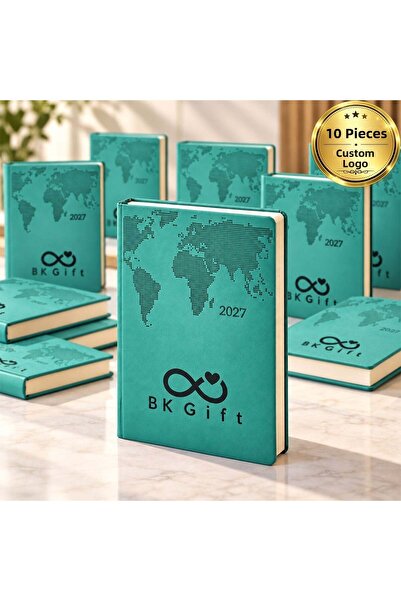 Bk Gift 10 Special 378 Thermo Leather Agendas 2027 with Your Logo - Daily Cor...