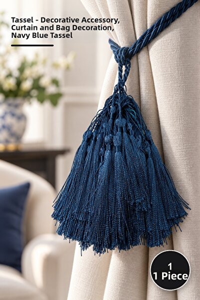 Yenilig 1 bucată de ciucure – Accesoriu decorativ, ornament pentru perdele și...
