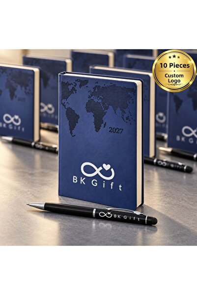 Bk Gift Customized for Your Logo: 10 Pieces 378 Thermo Leather 2027 Agenda & ...