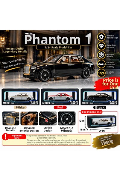 NW NessiWorld 1/24 Phantom 1 Model Car (the Price Is for One Piece)