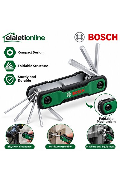 Bosch مجموعة مفاتيح ألين قابلة للطي 8 في 1