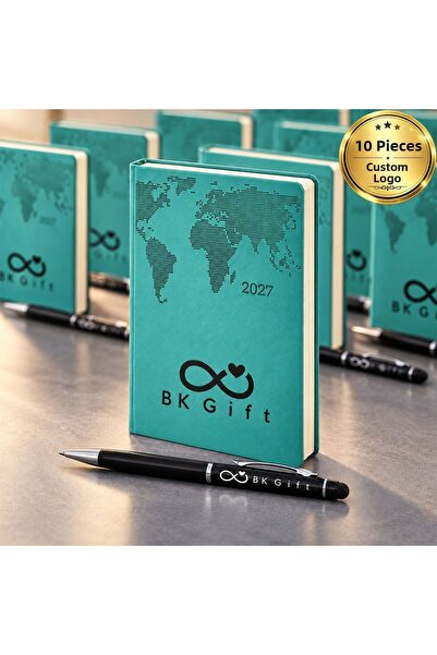 Bk Gift Customized for Your Logo: 10 Pieces 378 Thermo Leather 2027 Agenda & ...