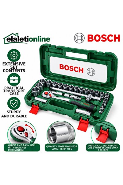 Bosch طقم مفاتيح ربط 26 قطعة 1/2