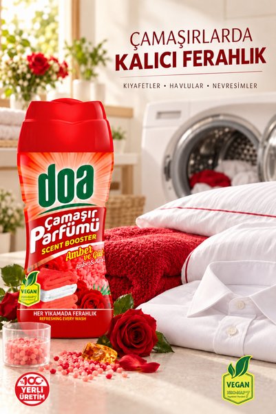 Doa ÇAMAŞIR PARFÜMÜ AMBER&GÜL / 210 GR