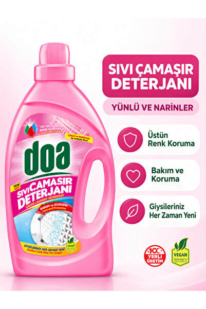 Doa SIVI ÇAMAŞIR DETERJANI YÜNLÜ VE NARİNLER /2700ML