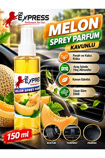 Drexpress Oto Parfüm 150ml Araç Koku Sprey Kavunlu 150ml