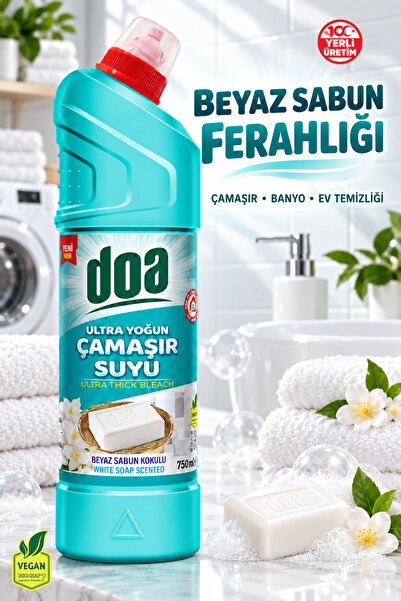 Doa ULTRA ÇAMAŞIR SUYU BEYAZ SABUN KOKULU / 750ML