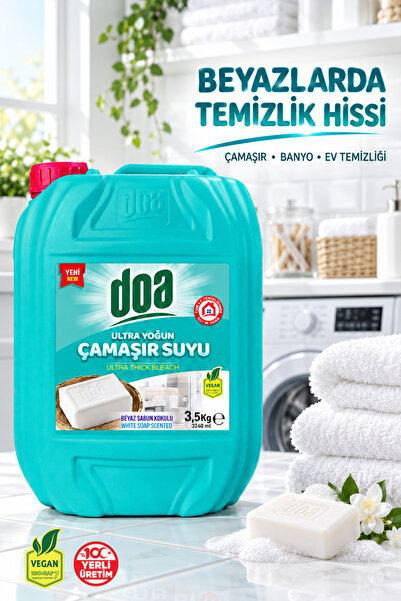 Doa Çamaşır Suyu 3.5 Lt Beyaz Sabun Kokulu