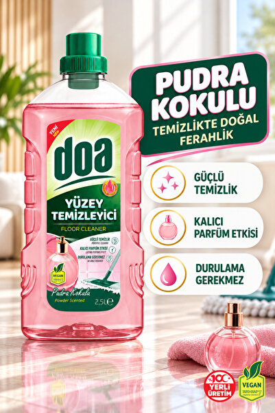 Doa Pudra Kokulu Yüzey Temizleyici 2,5 L