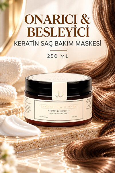 ju cosmetic Keratin Hair Care Mask 250 ml – Repairing and Nourishing Hair Care