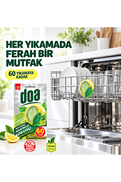 Doa BULAŞIK MAKİNESİ KOKUSU - 6 ML. - 60 YIKAMA