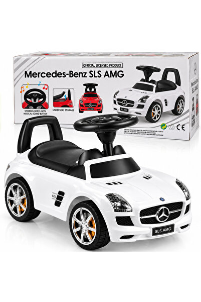 LEAN Mercedes-Benz SLS AMG alb – Masinuta Ride-On cu LICENTA pentru copii 2-6...