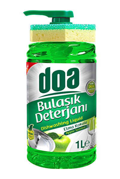 Doa Sıvı Bulaşık Det. Süngerli Elma Kokulu 1000 ml