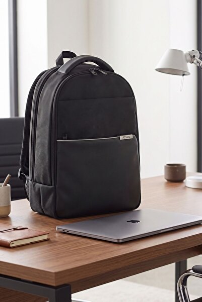 Fossil 7001 Evrak Çantası Laptop Çantası Business Sırt Çantası Siyah