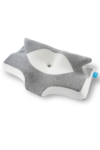 Softlife NOX Boyun Destekli Ortopedik Visco Yastık Gri - Rahat Uyku ve Güzell...