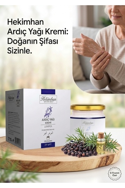 hekimhan bitkisel Ardıç Yağı Kremi 210 gr