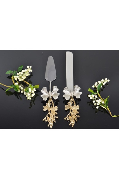 alya home aksesuar Butterfly Cake Serving Set